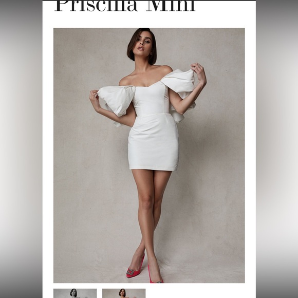 Sarah Seven Priscilla Mini Before Dress Size 10 Worn Once - Picture 2 of 16